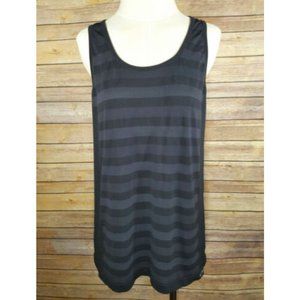 Champion Seamless Black Striped Racerback Tank Top